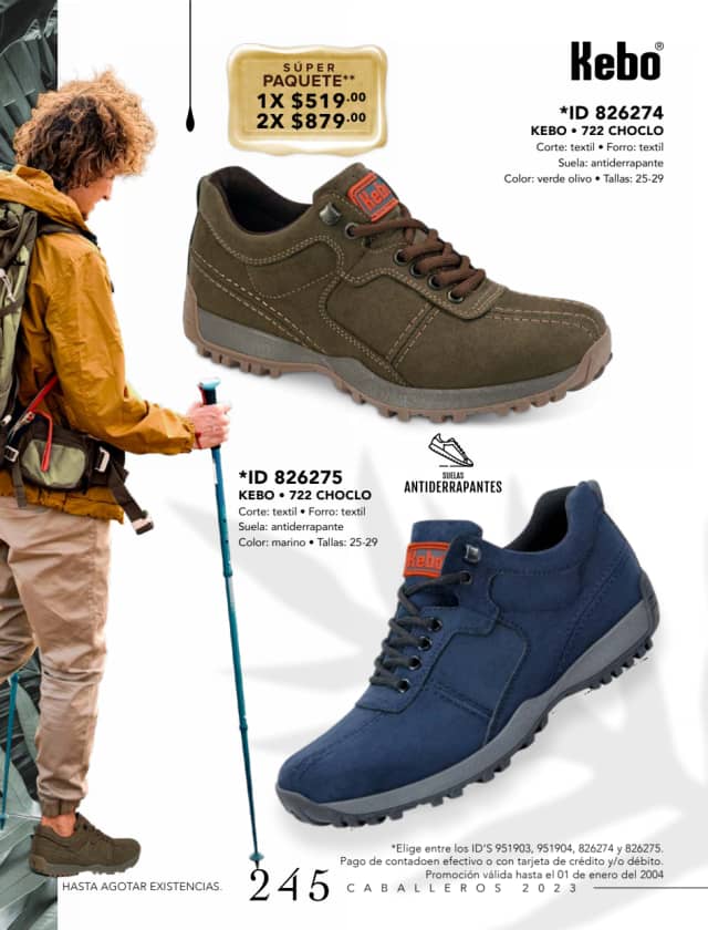 Catálogo  price shoes Kebo calzado marino  - Price Shoes Caballeros 2023-2024