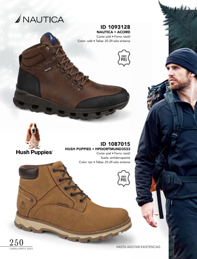 Catálogo  price shoes Nautica calzado café  - Price Shoes Caballeros 2023-2024