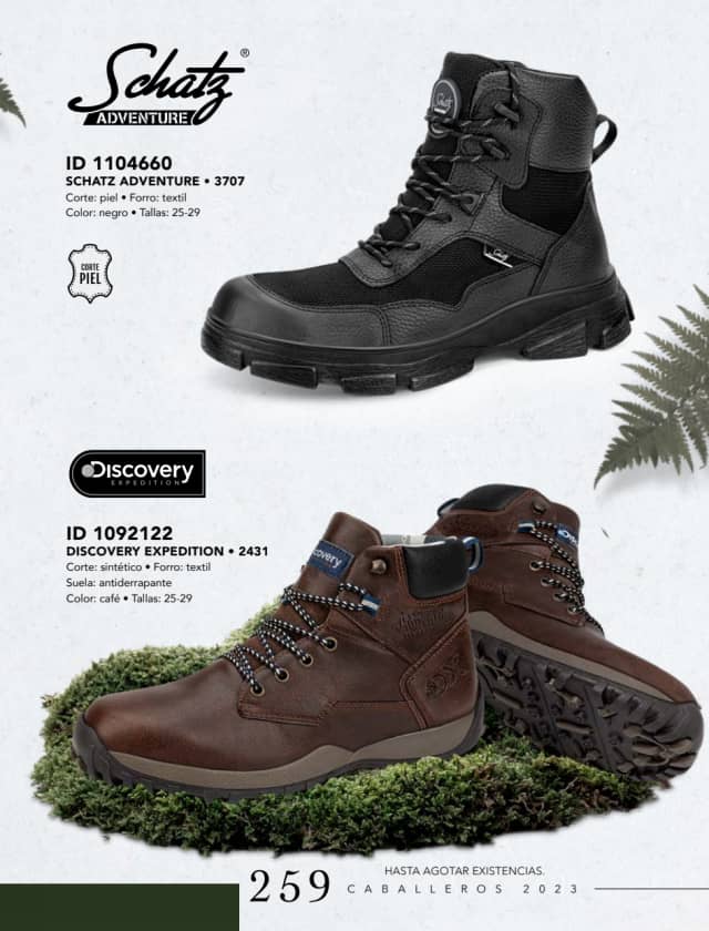 Catálogo  price shoes Discovery Expedition calzado negro  - Price Shoes Caballeros 2023-2024