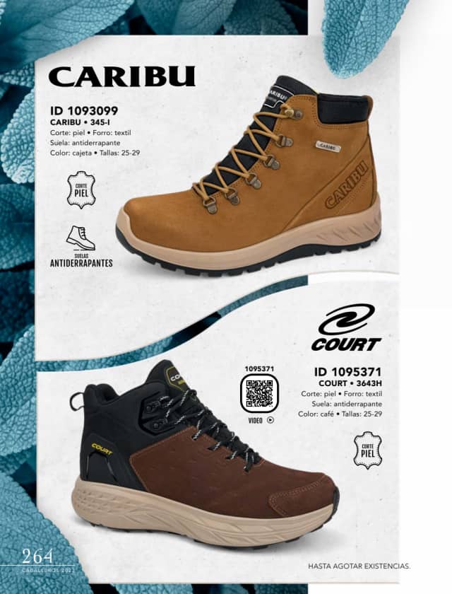 Catálogo  price shoes Court calzado cajeta  - Price Shoes Caballeros 2023-2024
