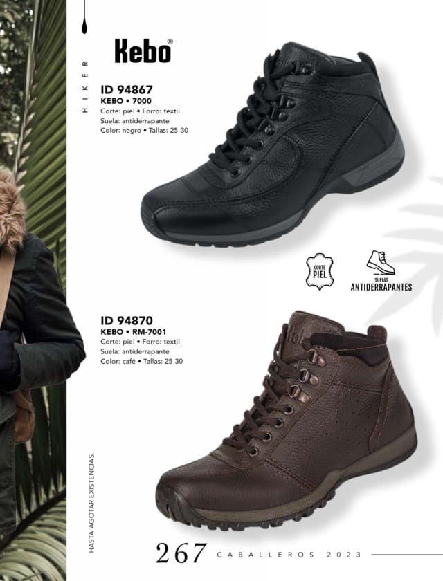 Catálogo  price shoes Kebo calzado negro  - Price Shoes Caballeros 2023-2024