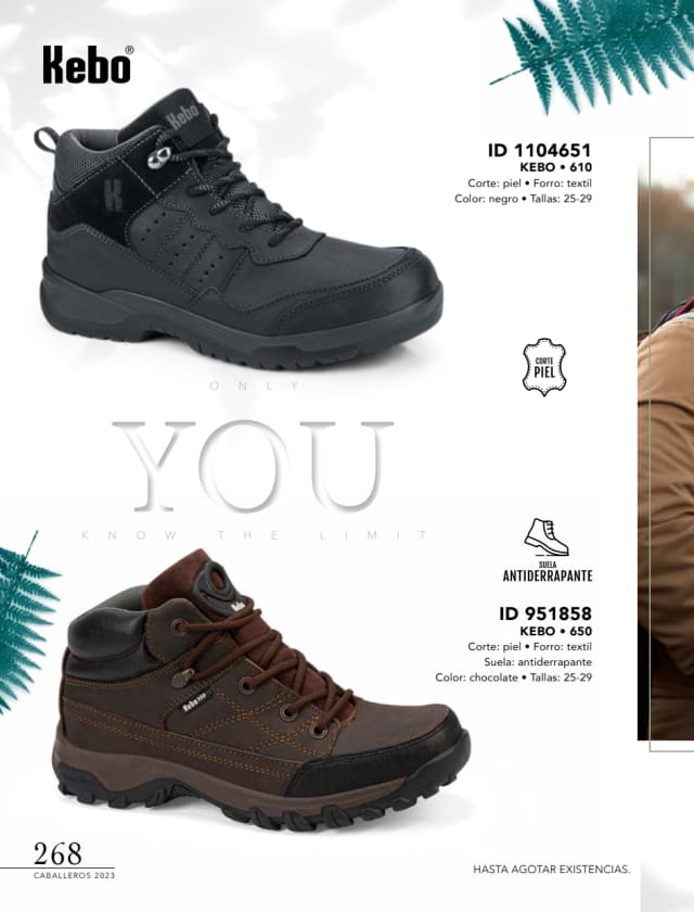 Catálogo  price shoes Kebo calzado negro.  - Price Shoes Caballeros 2023-2024