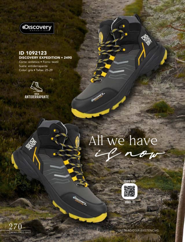 Catálogo  price shoes Discovery Expedition calzado gris.  - Price Shoes Caballeros 2023-2024