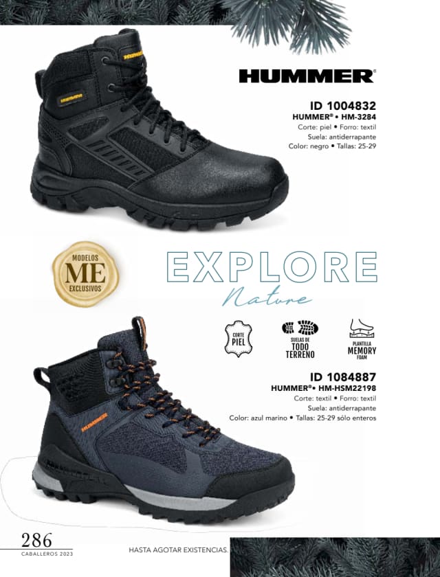 Catálogo  price shoes Hummer calzado negro  - Price Shoes Caballeros 2023-2024