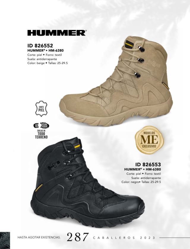 Catálogo  price shoes Hummer calzado beige  - Price Shoes Caballeros 2023-2024