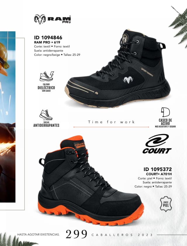 Catálogo  price shoes Ram Pro calzado negro beige  - Price Shoes Caballeros 2023-2024