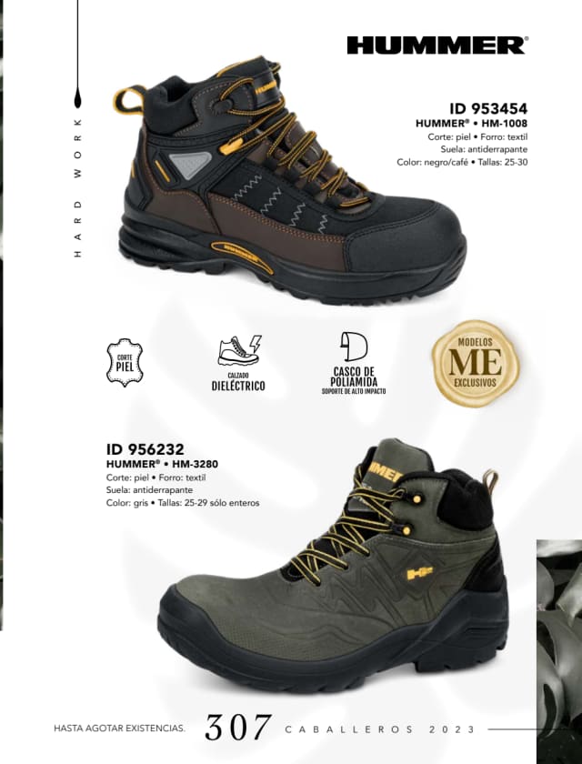 Catálogo  price shoes Hummer calzado gris.  - Price Shoes Caballeros 2023-2024