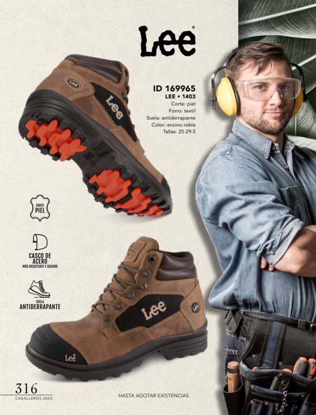 Catálogo  price shoes Lee calzado encino  - Price Shoes Caballeros 2023-2024