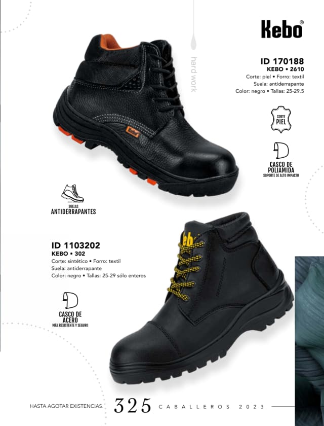 Catálogo  price shoes Kebo calzado negro  - Price Shoes Caballeros 2023-2024