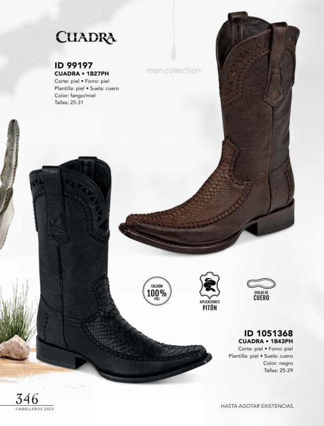 Catálogo  price shoes Cuadra calzado fango miel  - Price Shoes Caballeros 2023-2024