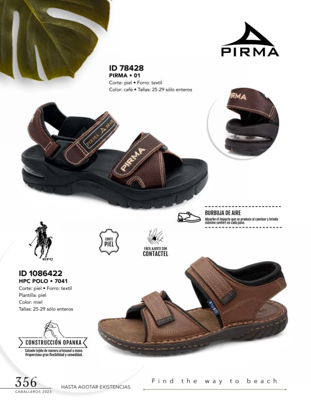 Catálogo  price shoes Pirma calzado miel  - Price Shoes Caballeros 2023-2024
