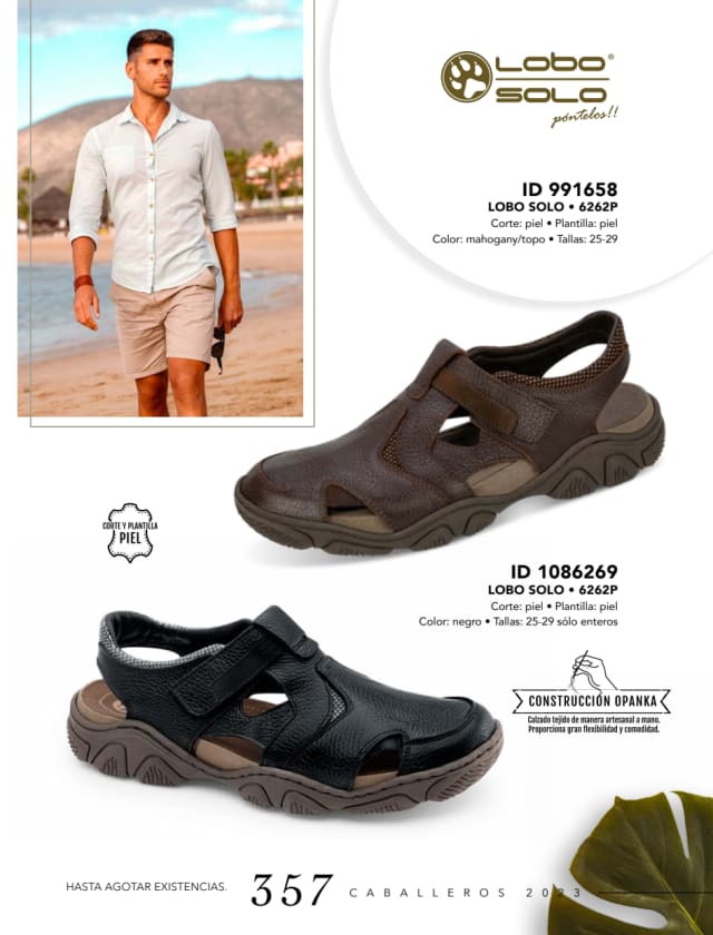 Catálogo  price shoes Lobo Solo calzado mahogany topo  - Price Shoes Caballeros 2023-2024