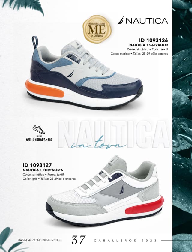 Catálogo  price shoes Nautica calzado gris  - Price Shoes Caballeros 2023-2024