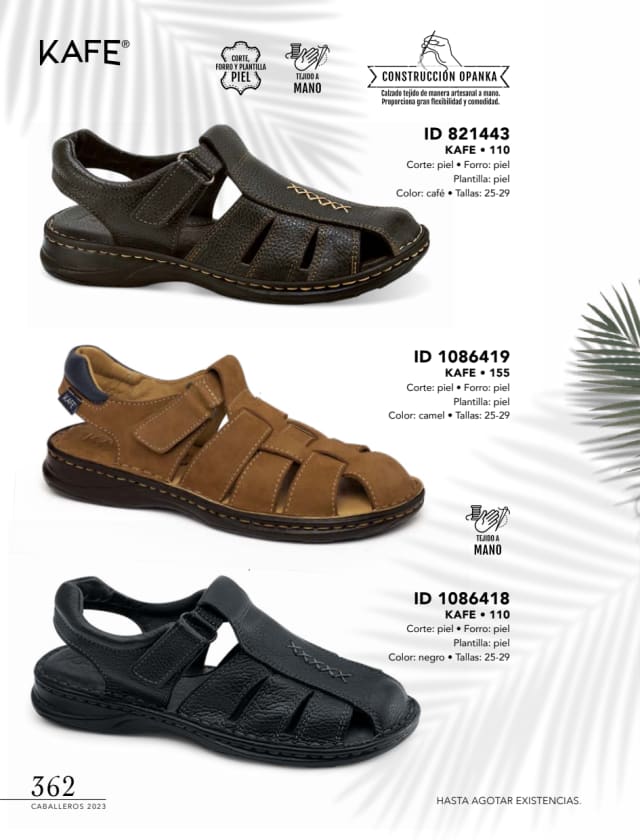 Catálogo  price shoes Kafe calzado café  - Price Shoes Caballeros 2023-2024