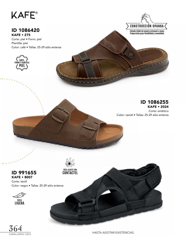 Catálogo  price shoes Kafe calzado café  - Price Shoes Caballeros 2023-2024