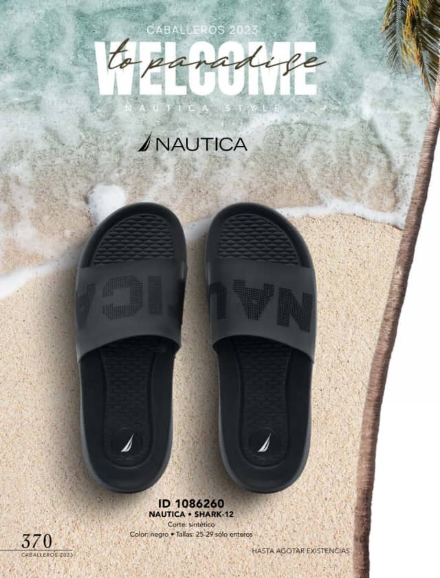 Catálogo  price shoes Nautica calzado negro  - Price Shoes Caballeros 2023-2024
