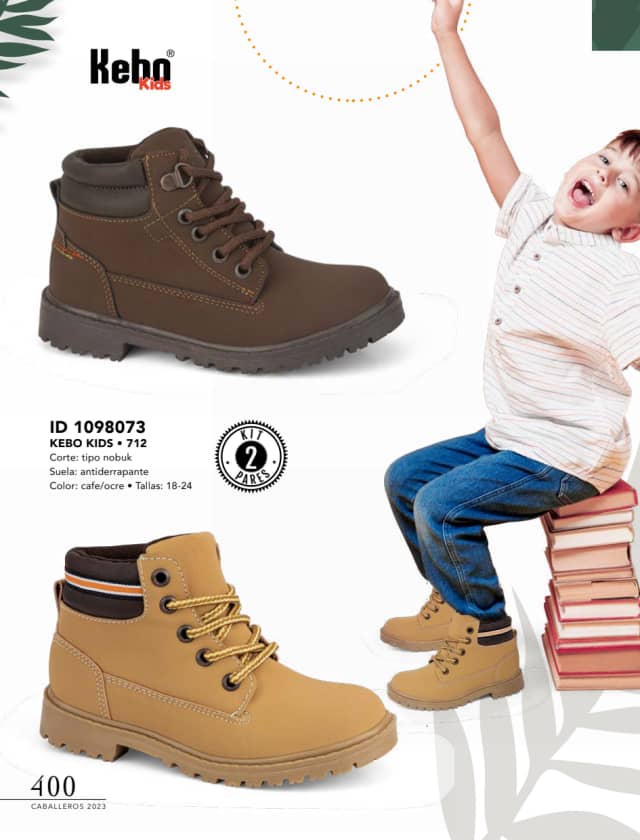 Catálogo  price shoes Kebo calzado cafe ocre.  - Price Shoes Caballeros 2023-2024