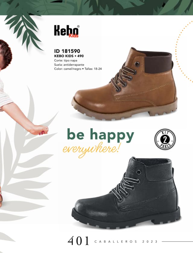 Catálogo  price shoes Kebo calzado camel negro  - Price Shoes Caballeros 2023-2024