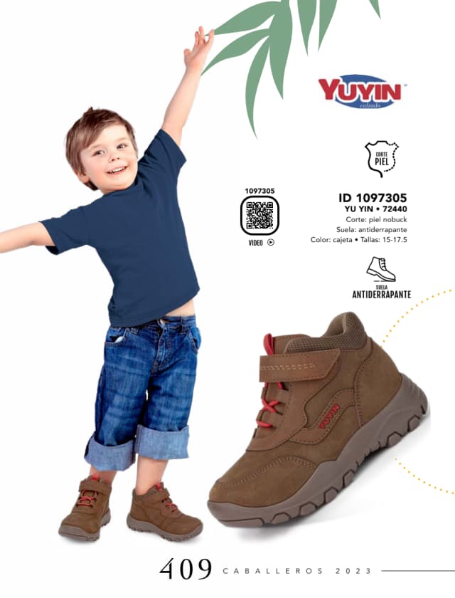 Catálogo  price shoes Yu Yin calzado cajeta.  - Price Shoes Caballeros 2023-2024