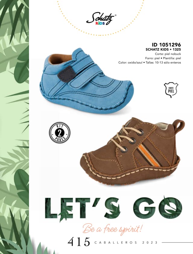 Catálogo  price shoes Schatz Kids calzado oxido azul  - Price Shoes Caballeros 2023-2024