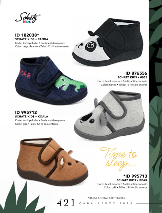 Catálogo  price shoes Schatz Kids calzado negro blanco.  - Price Shoes Caballeros 2023-2024