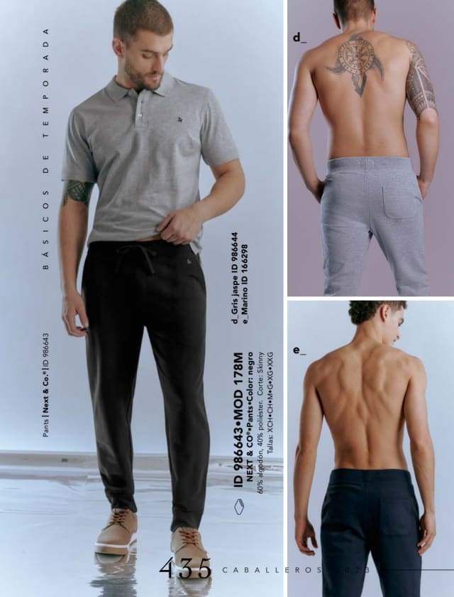 Catálogo  price shoes Next & Co moda negro  - Price Shoes Caballeros 2023-2024