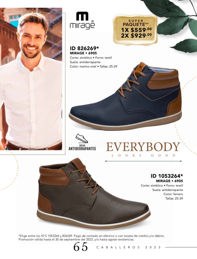 Catálogo  price shoes Mirage calzado marino  - Price Shoes Caballeros 2023-2024