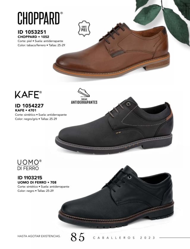 Catálogo  price shoes Uomo di Ferro calzado tabaco ferrero  - Price Shoes Caballeros 2023-2024